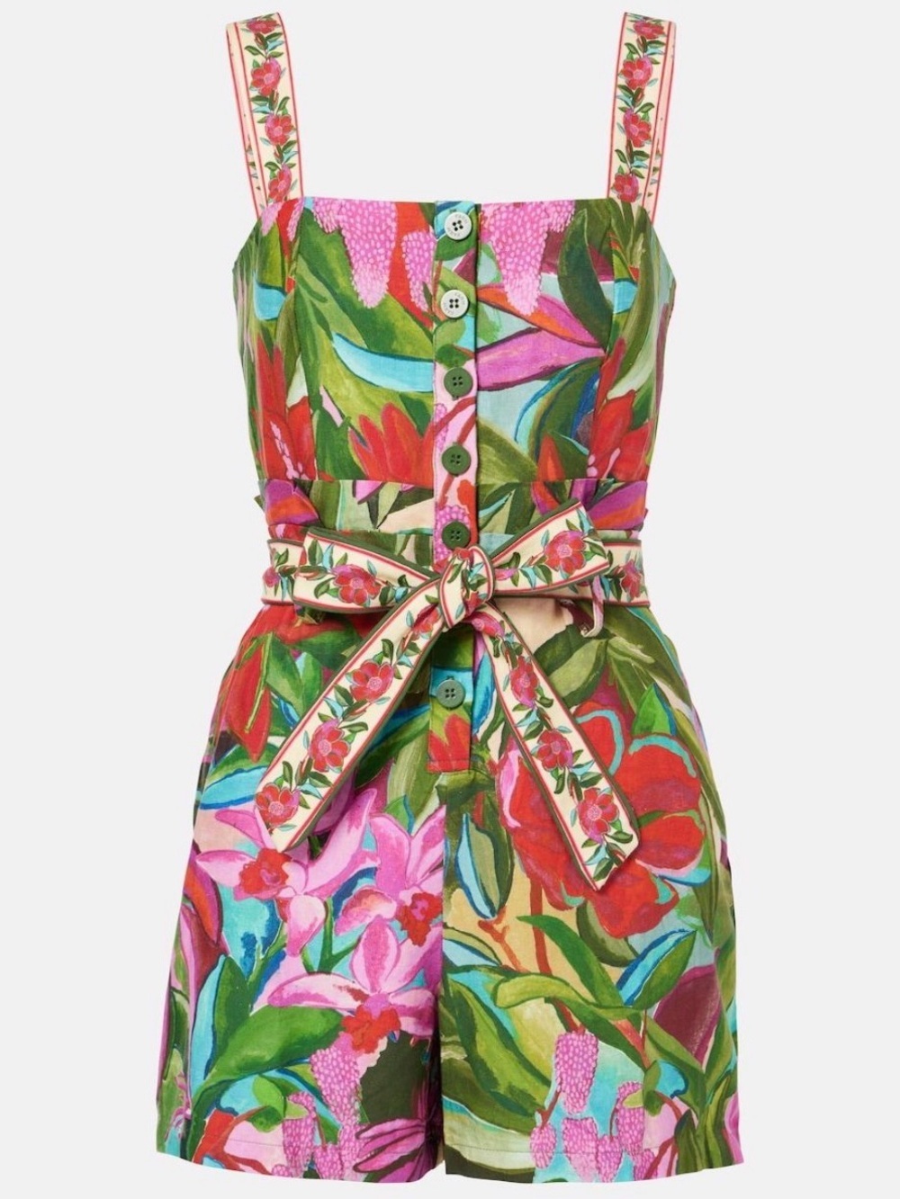 Farm Rio Jardin de Rêve Multicolor Romper 🌺🍃
